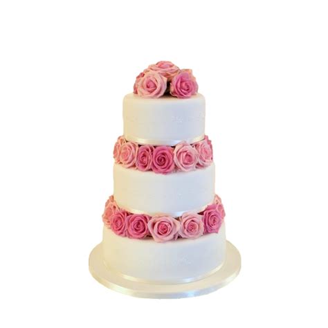 Gâteau de Mariage Wedding à Étages Fleuri Une romance florale