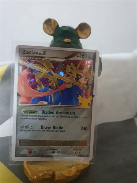 Celebration Zacian LV X Pokemon Card Hobbies Toys Toys Games On