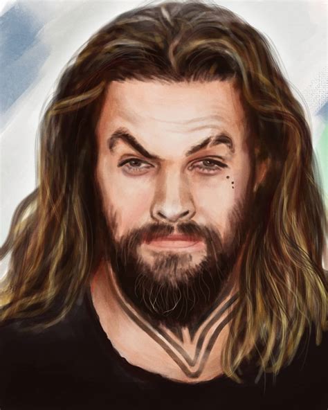 Jason Momoa, Inder, Digital Painting, 2021 : r/Art