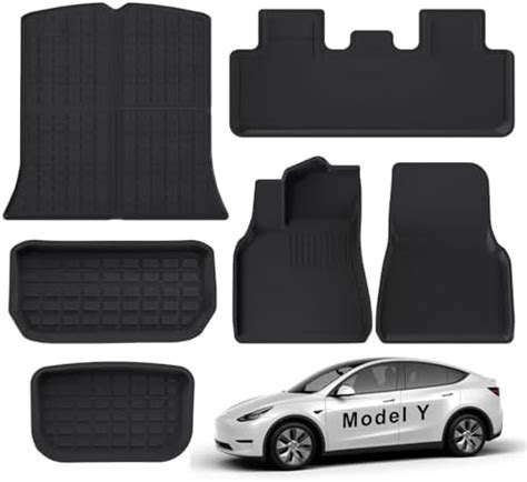 TAPTES Floor Mats Full Set For Tesla Model Y Accessories 2024 2023 2022