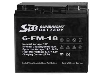 Lead Acid Battery 6-FM-18 - Sunbright Power Co.,ltd