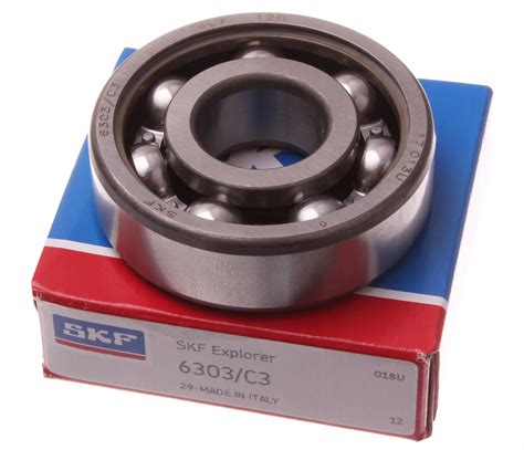 Łożysko Silnika 6303 C3 SKF SIMSON S50 ROMET OGAR 200 Mińsk 125 Jawa TS