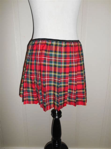 Skirt Tartan Plaid Skirt 90s Mini Skirt 90s Skirt 90s Grunge Etsy