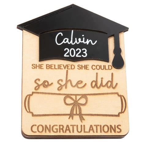 Personalized Graduation Gift Card Holder, Graduation Quotes, 2023 ...