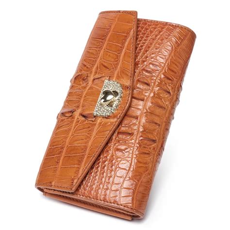 100 Genuine Alligator Skin Leather Women Wallet Crocodile Leather Skin