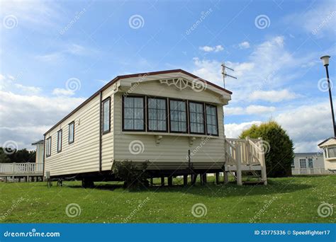 Modern static caravan stock photo. Image of static, english - 25775336