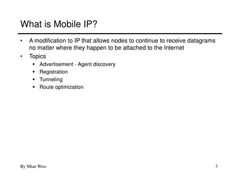 Ppt Mobile Ip Powerpoint Presentation Free Download Id4275604