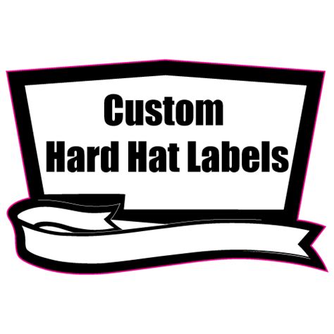 Custom Printed Reflective Hard Hat Stickers