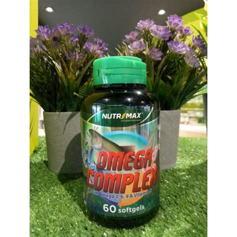 Jual Nutrimax Omega Complex 8 In 1 60 Softgel Shopee Indonesia