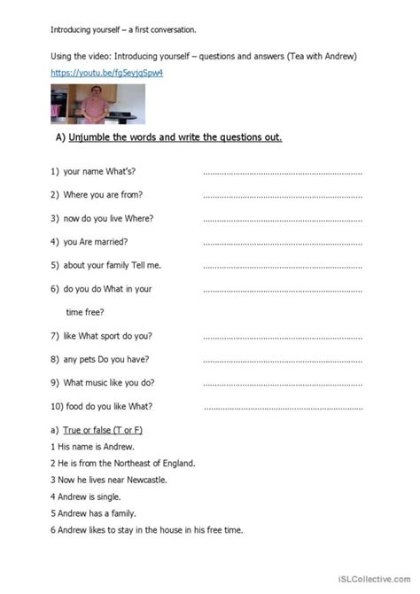 English ESL Worksheets Activities For Distance Learning And Physical