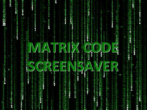 Matrix screen saver by wnuku on DeviantArt