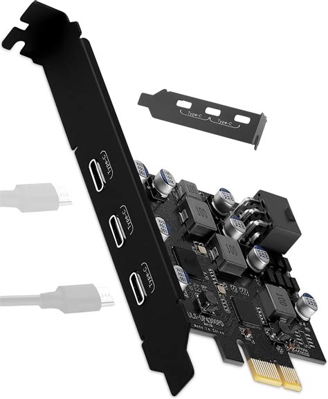 Amazon Pci Express Pcie To Usb Type C Type A Expansion Card