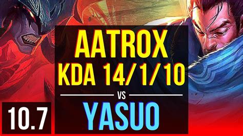 Aatrox Vs Yasuo Top Kda Rank Aatrox Legendary Na