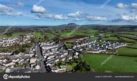 Aerial Photo Broughshane Village Residential Area Patricks Slemish ...