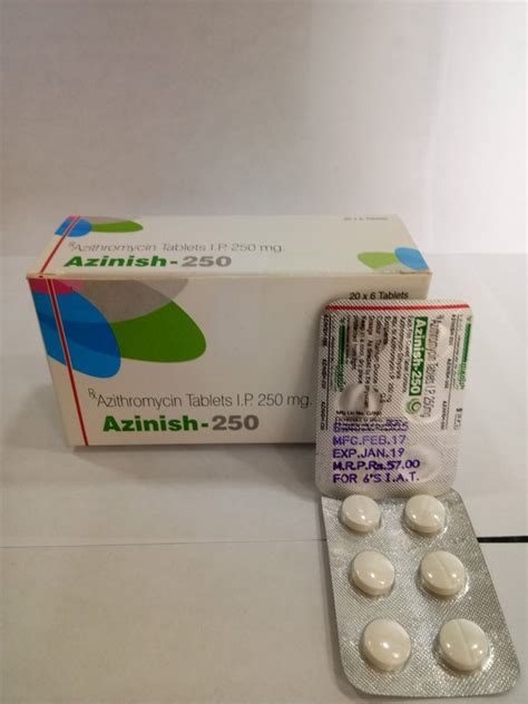 Azinish Mg Azithromycin Tablets At Rs Strip Of Tablets In