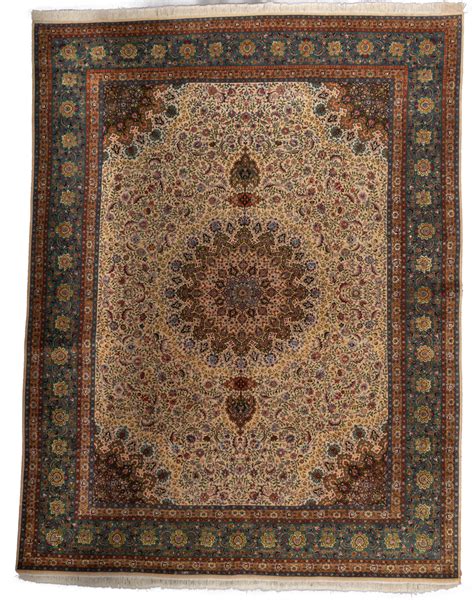 Persian Tabriz 10x14 Multi Color Wool And Silk Area Rug 2021