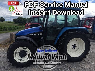 New Holland TL70 TL80 TL90 TL100 Tractor Service Manual Manual Vault