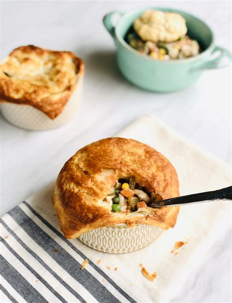 Crockpot Chicken Pot Pie With Biscuits Or Flaky Puff Pastry Topping