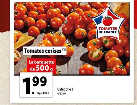 Promo Tomates Cerises Chez Lidl Icatalogue Fr