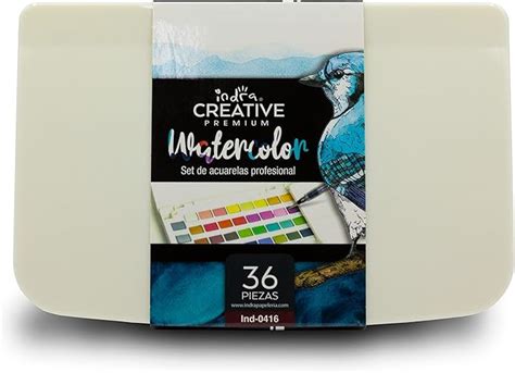 Indra Ind Set De Acuarela Profesional Portatil Colores Amazon