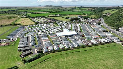 Static Caravan Park in the UK Seen From The Air 23499697 Stock Video at Vecteezy