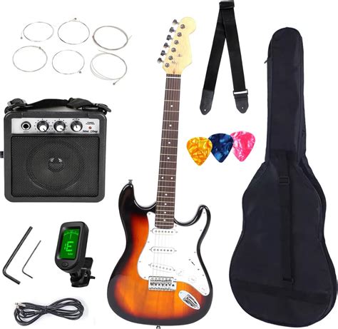 Seasky Kit De Guitarra El Ctrica De Pulgadas Con Amplificador De