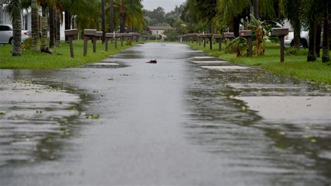 St Lucie County Experiencing Flooding Wind From Irma