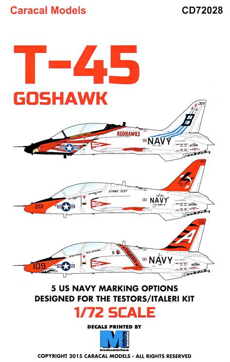 T-45C Goshawk Decals | IPMS/USA Reviews