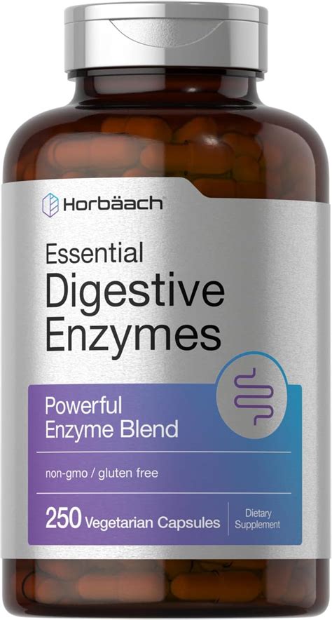 Horbäach Essential Digestive Enzymes 250 Capsules