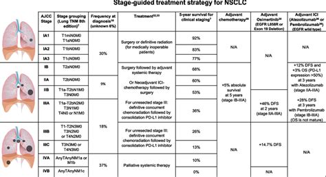 Of Stage Guided Treatment Selection For Nsclc The Frequency Indicates Download Scientific