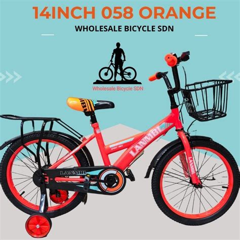 Basikal 14inch Kanak Kanak Sesuai Umur 3 5 Tahun Shopee Malaysia