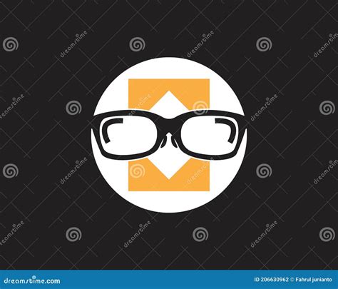 Eyeglass Logo Vector Template Illustration Stock Vector Illustration