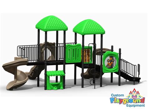 City or Town Park Play Equipment for Kids Ages 2-12 Years