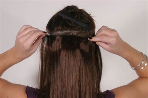 Instant Hair Length With Clip-In Hair Extensions.