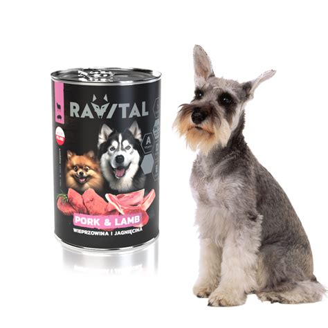 Ravital Hair&Skin Wieprzowina z Jagnięciną 400g Jagnięcina ...
