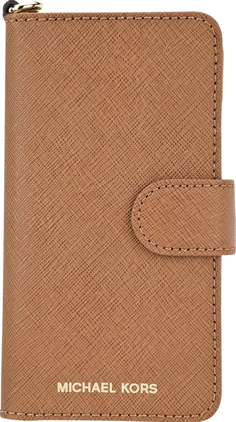 Best Buy Michael Kors Folio Case For Apple Iphone Luggage Leather