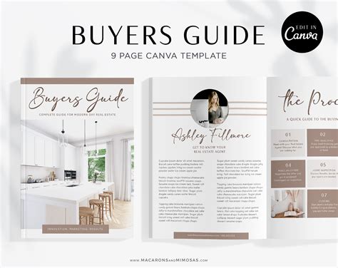 Buyers Packet For Realtors Editable Real Estate Template Etsy