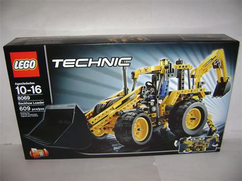 Lego Technic 8069 Backhoe Loader Complete with instruction manuals ...