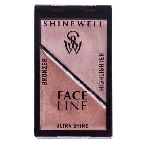 Кремовый хайлайтер + бронзер Shinewell Face Line | отзывы