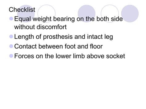 Gait Deviation In Prosthesis Ppt