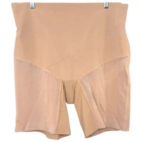Honeylove Superpower Sand Nude Mid Waist Shape Wear Short Womens Size Medium Picclick Uk