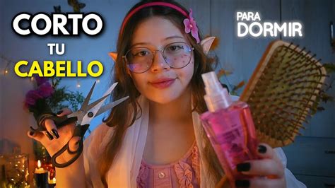 ASMR PELUQUERÍA Elfa te CORTA el Cabello Atención Personal