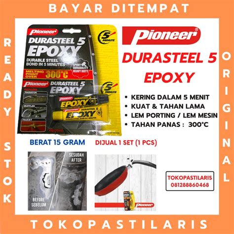 Jual Lem Besi Super Kuat Tahan Panas C Epoxy Durasteel Menit Gr