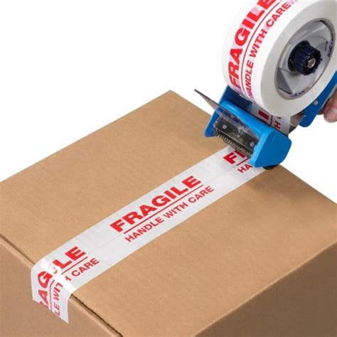 Tape Logic Pre Printed Carton Sealing Tape Fragile Handle With Care