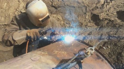 Pipeline Welding Welding An End Cap Youtube