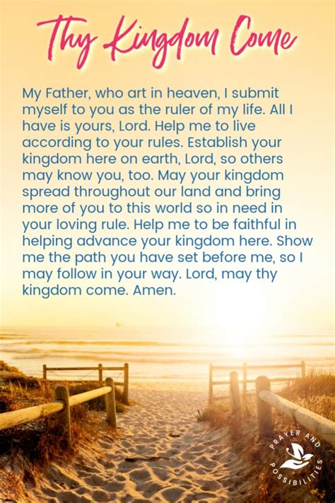 Thy Kingdom Come: Prayer for God on Earth - Prayer & Possibilities