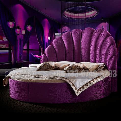 Luxury Shell Sex Bed For Hotel Use And Private Round Bed And Bed
