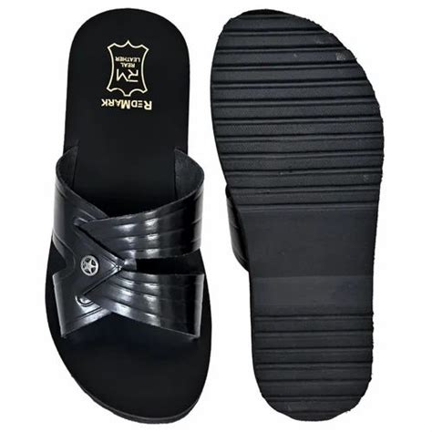 Rubber Mens Formal Leather Slipper Size 5 11 At Rs 158 Pair In Kanpur