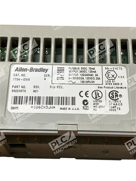 Allen Bradley 1794 OW8 A Flex I O 8 Relay Output Modules