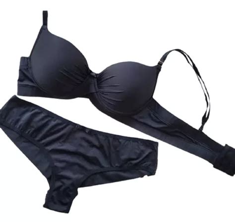 Conjunto Lingerie Top Bojo E Calcinha Asa Delta Básico Parcelamento sem juros